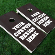 Custom Design Cornhole Boards with Double Thick Legs