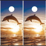 Ocean Scene with Dolphin
