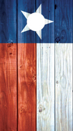 Texas Flag Distressed Wood