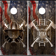 Firefighter US Flag