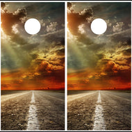 Sunset on a Country Road