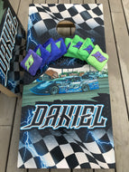 Custom Logo Slick and Stick Cornhole Bags-4 to a set