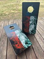 Mini Texas Flag Up In Smoke