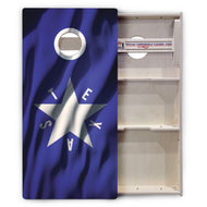 Texas Flag Original-DeZavala Flag Waving
