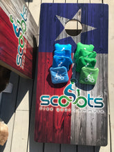 Custom Logo Slick and Stick Cornhole Bags-4 to a set