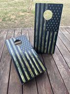 Mini US Flag Stained