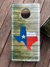 Mini Texas State on Wood Planks