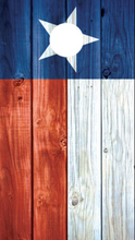 Texas Flag Distressed Wood