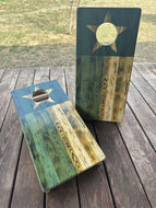 Mini Texas Flag Stained