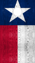 Texas Flag Weathered Wood
